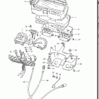 GS550ES3,ESE,EF,ESF,ESG,83-86 Speedometer - tachometer (gs550ef / eg)