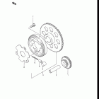 GS550ES3,ESE,EF,ESF,ESG,83-86 Муфта стартера