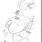GS550ES3,ESE,EF,ESF,ESG,83-86 Fuel tank (gs550esf / esg)