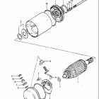 GS550L 1983 ПУСКОВОЙ ЭЛЕКТРОДВИГАТЕЛЬ