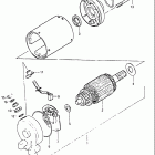 GS650E 1981-1982 ПУСКОВОЙ ЭЛЕКТРОДВИГАТЕЛЬ