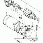 GS850G 1982-1983 ПУСКОВОЙ ЭЛЕКТРОДВИГАТЕЛЬ