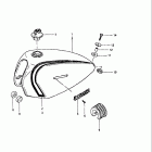 GN400 T,XT,XX,TX 1980-1981 Fuel tank (gn400tx