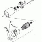 GS1100E 1980-1981 ПУСКОВОЙ ЭЛЕКТРОДВИГАТЕЛЬ
