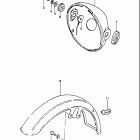 GS250T 1980-1981 Headlamp housing - front fender