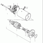 GS250T 1980-1981 ПУСКОВОЙ ЭЛЕКТРОДВИГАТЕЛЬ