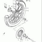 GS250T 1980-1981 Переднее колесо