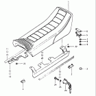 GS450 ET,ST,EX,SX,EZ 1980-1982 Seat (model x)
