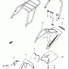 GS450 ET,ST,EX,SX,EZ 1980-1982 Seat tail cover (model z)