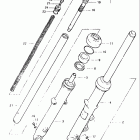 GS450 ET,ST,EX,SX,EZ 1980-1982 Front fork (model z)