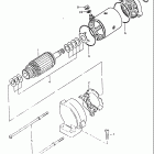 GS750E 1980-1981 ПУСКОВОЙ ЭЛЕКТРОДВИГАТЕЛЬ