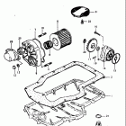 GS750L 1980-1981 Oil pump - oil filter