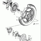 GS750L 1980-1981 Заднее колесо