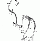 GS750L 1980-1981 Передние тормозные трубки