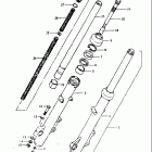 GS750L 1980-1981 Передняя вилка