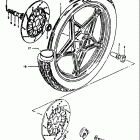 GS750L 1980-1981 Переднее колесо