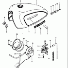 GS750L 1980-1981 Fuel tank (gs750lx)