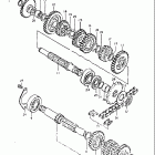 TS125 1980-1981 ТРАНСМИССИЯ