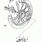 DS250 1980 Переднее колесо