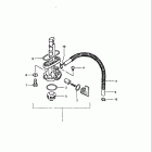 GN400 T,XT,XX,TX 1980-1981 Топливный кран
