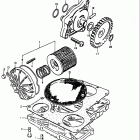 GS1000E 1980 Oil pump - oil filter