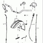 GS1000S 1980 Handlebar - front fender