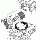 GS1000S 1980 Oil pump - oil filter