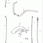 GS1100LT 1980 Handlebar - front fender