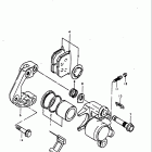 GS1100LT 1980 Передний суппорт тормозной