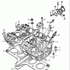 GS550,E 1980 ГОЛОВКА ЦИЛИНДРА