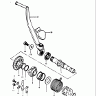 RM125 1979-1980 Кик стартер