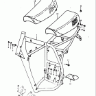 RM125 1979-1980 Frame - seat