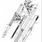 RM125 1979-1980 Front fork (rm125t)