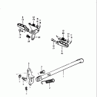 RM125 1979-1980 Stand - footrest