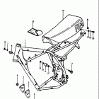 RM250 1980 Frame - seat