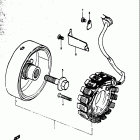 GS1000 C,EC,N,EN 1978-1979 Генератор