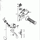 GS1000 C,EC,N,EN 1978-1979 Lh handle switch (gs1000n