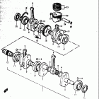 GS1000 C,EC,N,EN 1978-1979 КОЛЕНЧАТЫЙ ВАЛ