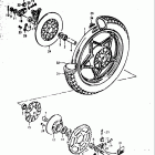 GS1000 C,EC,N,EN 1978-1979 Rear wheel (gs1000ec