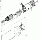 GS1000 C,EC,N,EN 1978-1979 ПУСКОВОЙ ЭЛЕКТРОДВИГАТЕЛЬ