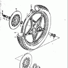 GS1000 C,EC,N,EN 1978-1979 Front wheel (gs1000ec