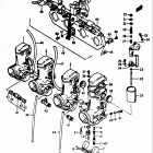 GS750 B,C,EC,N,EN 1977-1979 Carburetor (gs750b. gs750c....~f.no.gs750-41492 gs750ec....
