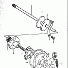 GS750 B,C,EC,N,EN 1977-1979 Clutch release