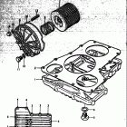 GS750 B,C,EC,N,EN 1977-1979 МАСЛЯНЫЙ ПОДДОН