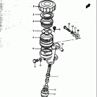 GS750 B,C,EC,N,EN 1977-1979 Rear master cylinder (gs750b)