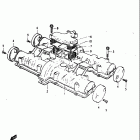 GS750 B,C,EC,N,EN 1977-1979 Крышка головки цилиндров