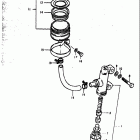 GS750 B,C,EC,N,EN 1977-1979 Rear master cylinder (gs750c