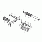GS750 B,C,EC,N,EN 1977-1979 Footrest (gs750c