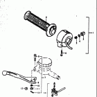 GS750 B,C,EC,N,EN 1977-1979 Rh handle switch (gs750c