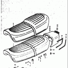 GS750 B,C,EC,N,EN 1977-1979 Seat (gs750c